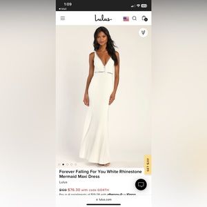 Beautiful white dress